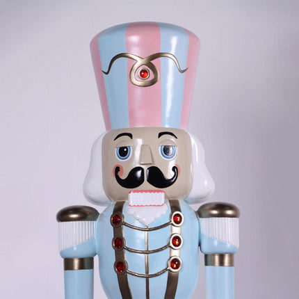 Large Pastel Nutcracker Life Size Statue