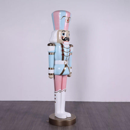 Large Pastel Nutcracker Life Size Statue