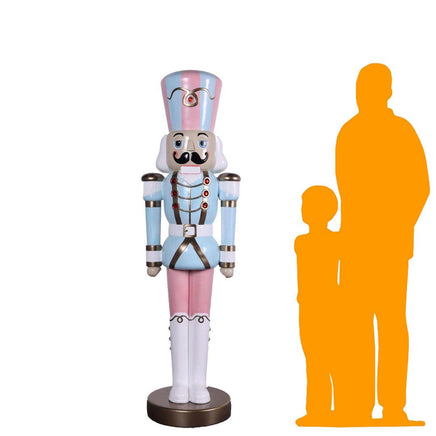 Large Pastel Nutcracker Life Size Statue - LM Treasures 