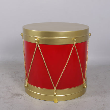 Red And Gold Drum Life Size Statue - LM Treasures 