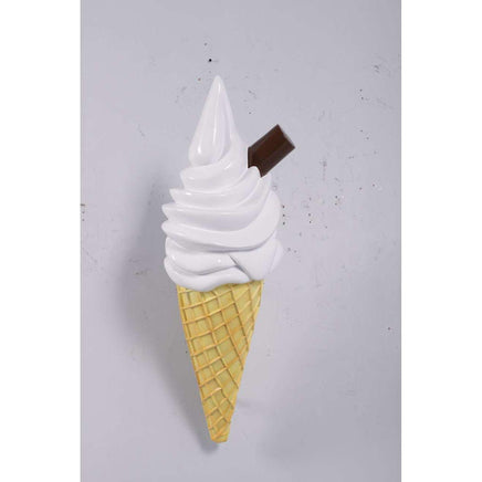 Hanging Soft Serve Vanilla Ice Cream Over Sized Statue - LM Treasures 