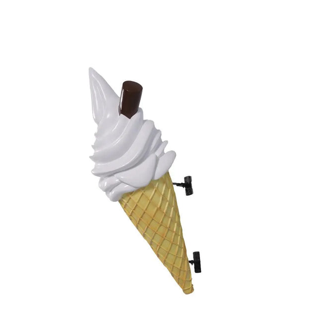 Hanging Soft Serve Vanilla Ice Cream Over Sized Statue LM Treasures - H
