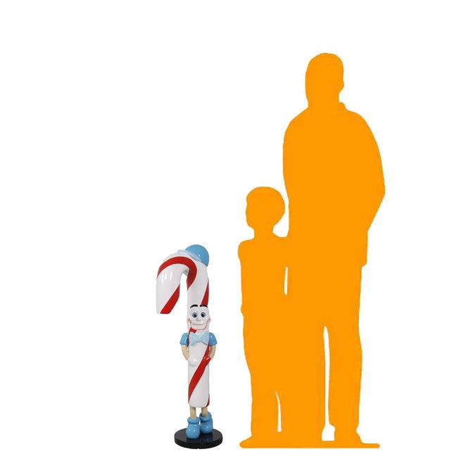 Jr Candy Cane Over Sized Statue LM Treasures - H
