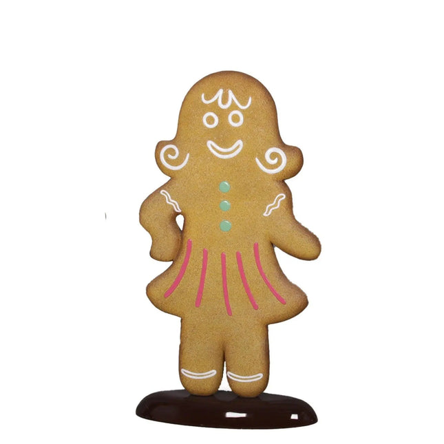 Woman Gingerbread Cookie Over Sized Statue LM Treasures - H