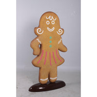 Woman Gingerbread Cookie Over Sized Statue - LM Treasures 