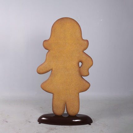 Woman Gingerbread Cookie Over Sized Statue