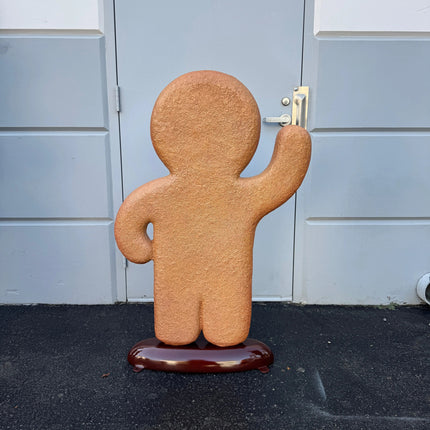 Boy Gingerbread Cookie Over Sized Statue LM Treasures - H