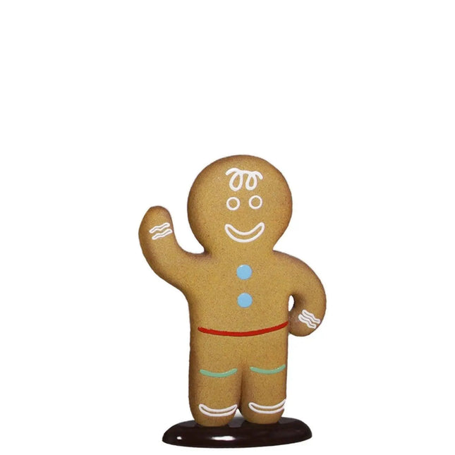 Boy Gingerbread Cookie Over Sized Statue LM Treasures - H