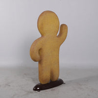 Boy Gingerbread Cookie Over Sized Statue - LM Treasures 