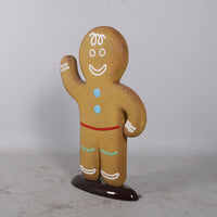 Boy Gingerbread Cookie Over Sized Statue - LM Treasures 
