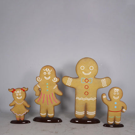 Woman Gingerbread Cookie Over Sized Statue