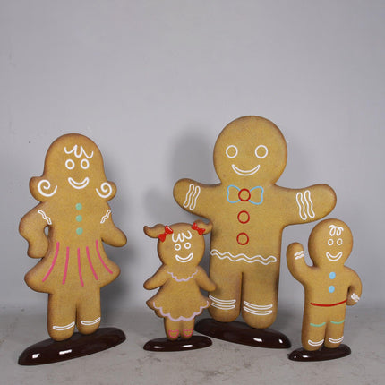 Woman Gingerbread Cookie Over Sized Statue