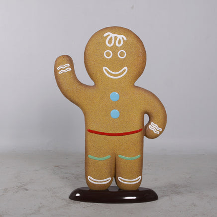 Boy Gingerbread Cookie Over Sized Statue - LM Treasures 