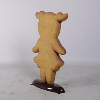 Girl Gingerbread Cookie Over Sized Statue - LM Treasures 