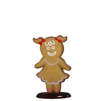 Girl Gingerbread Cookie Over Sized Statue - LM Treasures 