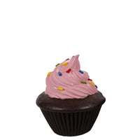 Pink Frosting Chocolate Cupcake Over Sized Statue - LM Treasures 