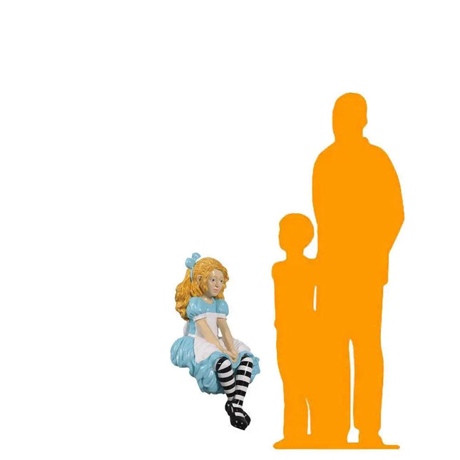 Alice Sitting Statue LM Treasures - H