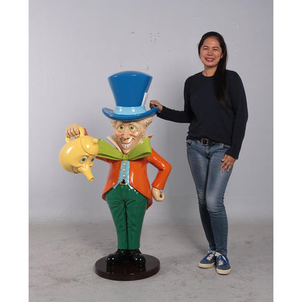 Mad Hatter Standing Life Size Statue - LM Treasures 