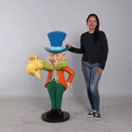 Mad Hatter Standing Life Size Statue LM Treasures - H