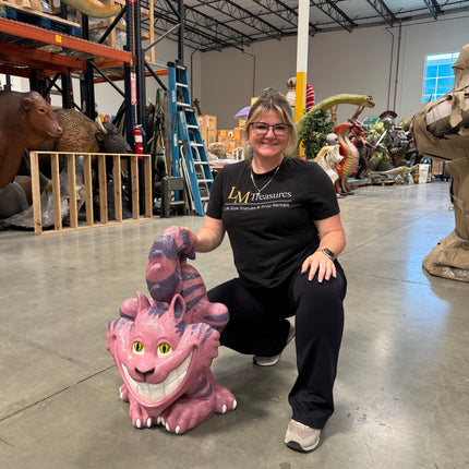 Cheshire Cat Life Size Statue LM Treasures - H