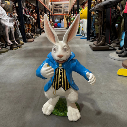 Nivens The White Rabbit Life Size Statue LM Treasures - H