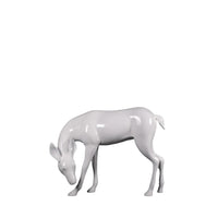 White Deer Standing Life Size Statue - LM Treasures 