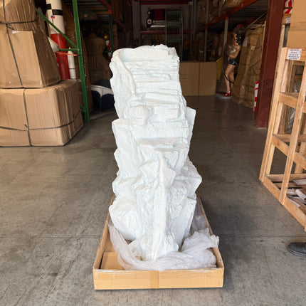 Large White Rock Siji Iceberg Statue