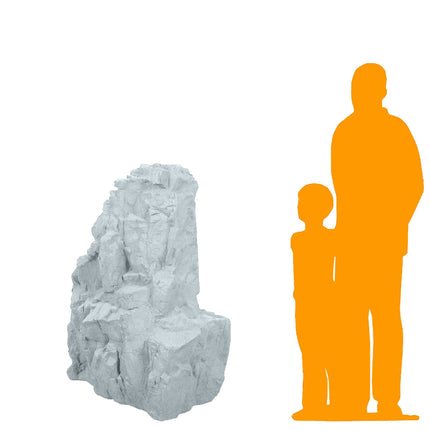 Large White Rock Siji Iceberg Statue