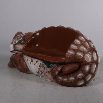 Minim Ankylosaur Dinosaur Bench Life Size Statue