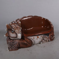 Minim Ankylosaur Dinosaur Bench Life Size Statue