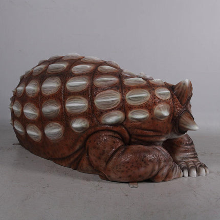 Minim Ankylosaur Dinosaur Bench Life Size Statue