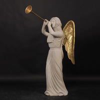 Angel With Trumpet Life Size Statue