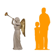 Angel With Trumpet Life Size Statue