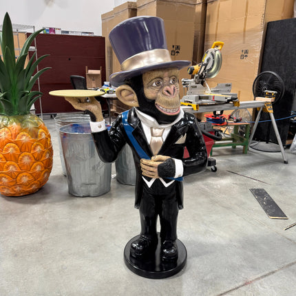 Monkey Butler Carlos Life Size Statue LM Treasures - H