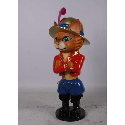 Comic Cat Standing Life Size Statue - LM Treasures 