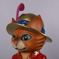 Comic Cat Standing Life Size Statue - LM Treasures 