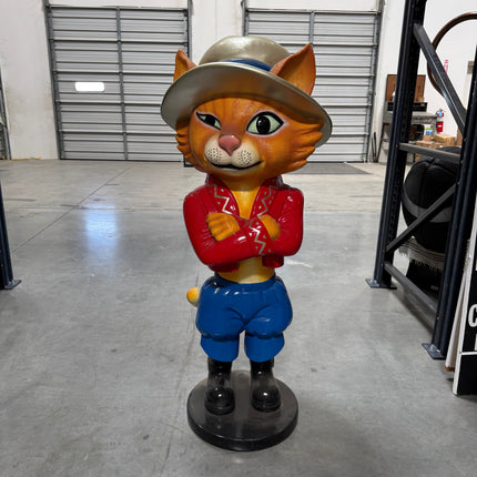 Comic Cat Standing Life Size Statue LM Treasures - H