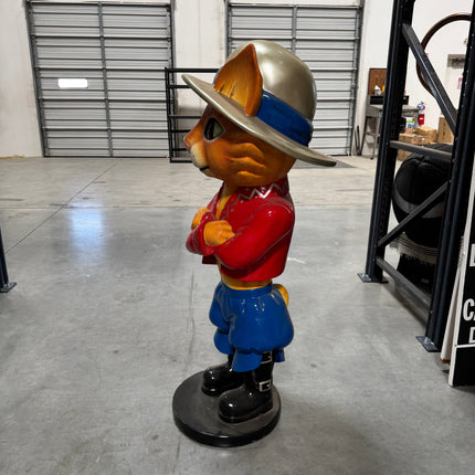 Comic Cat Standing Life Size Statue LM Treasures - H