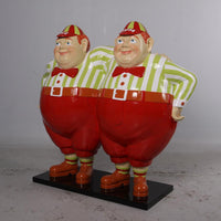 Tweedle Dee and Tweedle Dum Life Size Statue - LM Treasures 