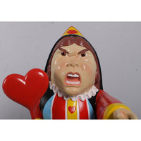 Queen of Hearts Life Size Statue - LM Treasures 