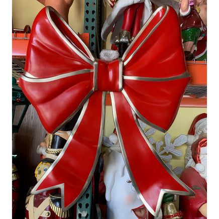 Hanging Red Ribbon Over Sized Statue - LM Treasures 