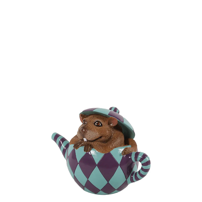 Mouse In Tea Cup Life Size Statue LM Treasures - H