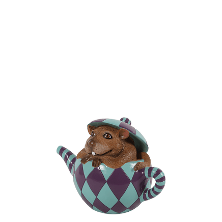 Mouse In Tea Cup Life Size Statue - LM Treasures 