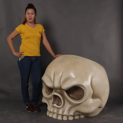 Skull Throne Life Size Chair Statue LM Treasures - H