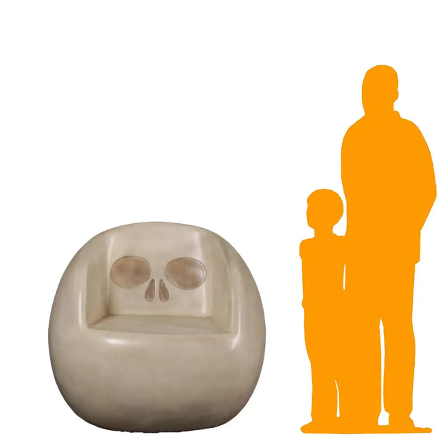 Skull Throne Life Size Chair Statue LM Treasures - H