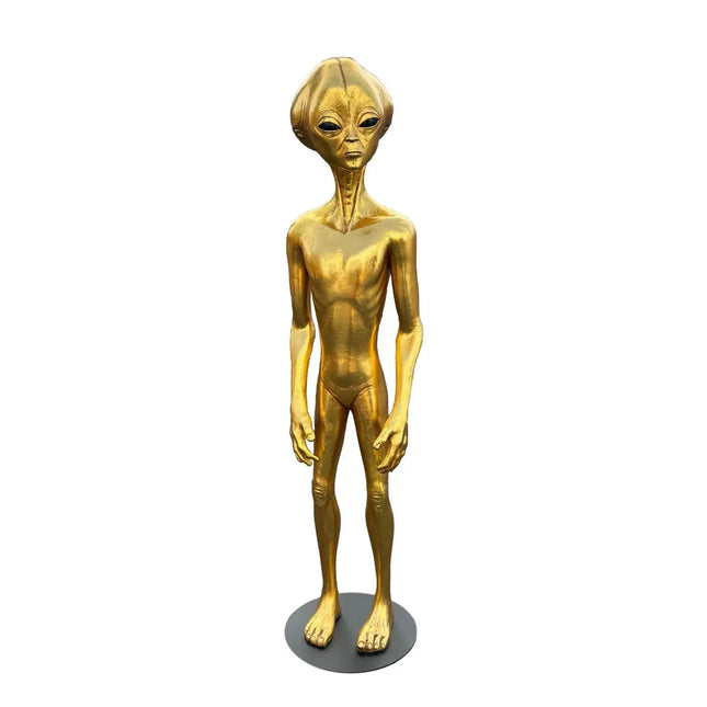 Gold Alien Roswell Life Size Statue LM Treasures - H