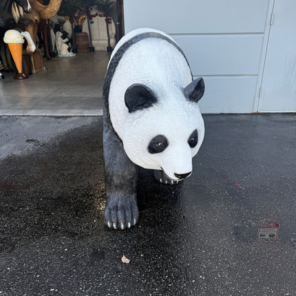 Walking Panda Life Size Statue