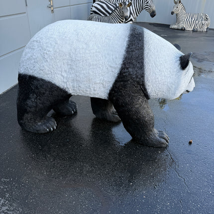 Walking Panda Life Size Statue