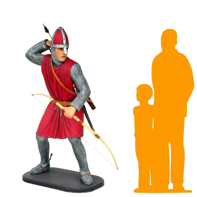 Crusader Knight Life Size Statue LM Treasures - A