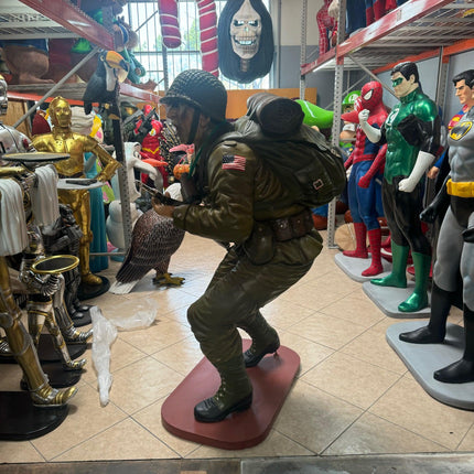 American Soldier Life Size Statue - LM Treasures 